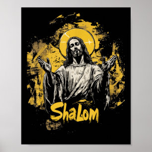 Jesus Shalom The Lord My Peace The Lord Is Peace Poster