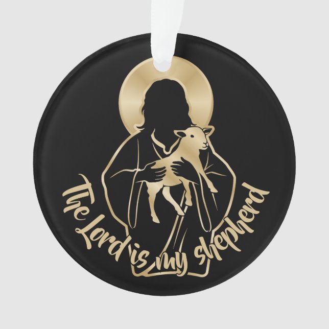 Jesus Shepherd Ornament (Front)