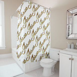 JESUS SHOWER CURTAIN