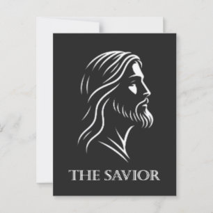 Jesus silhouette the Saviour Postcard