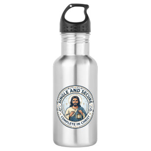 Jesus Singleness Waiting Season Shirt Faith Based  532 Ml Water Bottle