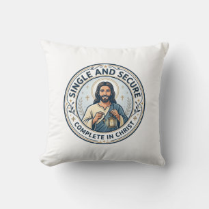 Jesus Singleness Waiting Season Shirt Faith Based Cushion