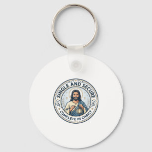 Jesus Singleness Waiting Season Shirt Faith Based  Key Ring