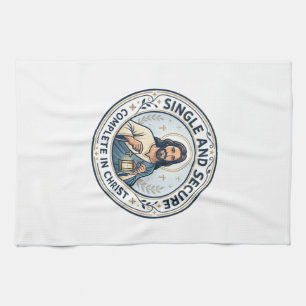 Jesus Singleness Waiting Season Shirt Faith Based  Tea Towel