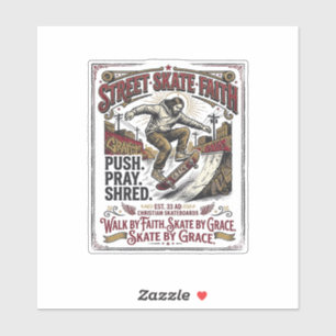 Jesus Skate Longboard Shirt Christian