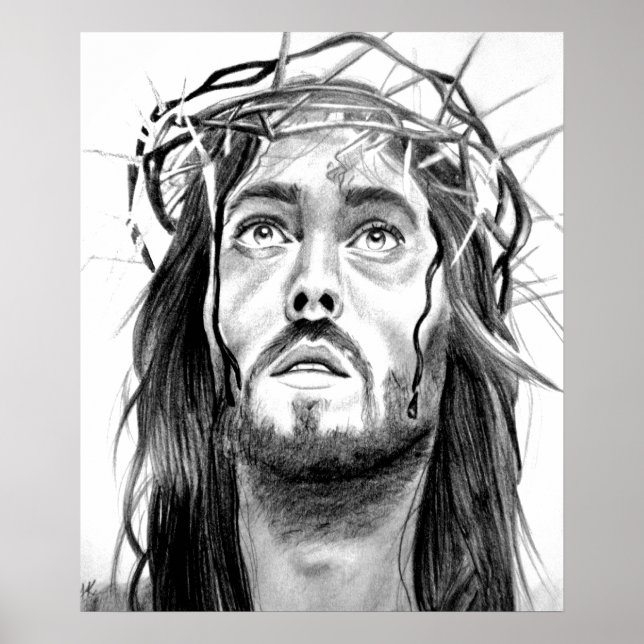 Jesus Sketch Poster (Front)
