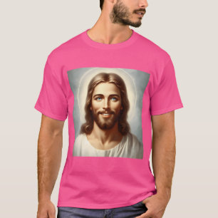 Jesus Smiling  Jesus Christ  Jesus Face Lord Chris T-Shirt
