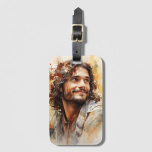 Jesus Smiling Luggage Tag