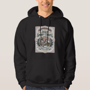 Jesus Snowy Chapel Jesus Snowy Chapel Christian Fa Hoodie