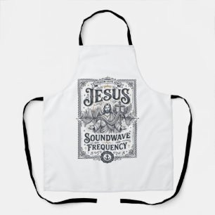 Jesus Soundwave Frequency Jesus Soundwave Frequenc Apron