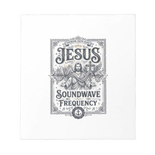 Jesus Soundwave Frequency Jesus Soundwave Frequenc Notepad