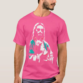 Jesus Sphynx Cat - Funny Christian Religious Sphyn T-Shirt