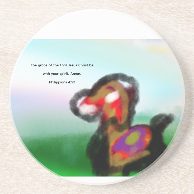 jesus spirit coaster (Front)