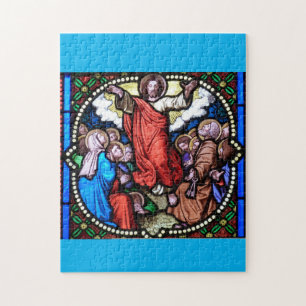 JESUS STAINED GLASS WINDOW JIGSAW PUZZLE