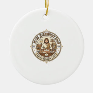 Jesus Stationery Shop Jesus Stationery Shop Christ Ceramic Tree Decoration