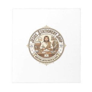Jesus Stationery Shop Jesus Stationery Shop Christ Notepad