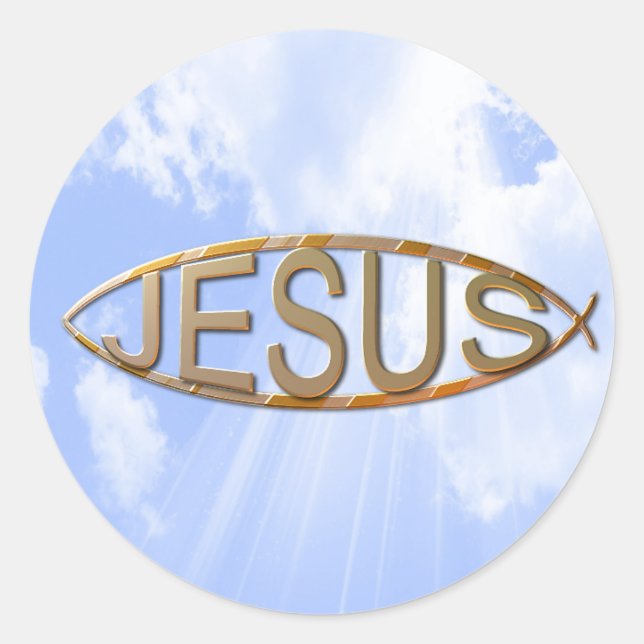 Jesus Sticker (Front)