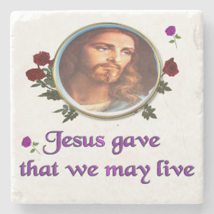Jesus  stone coaster