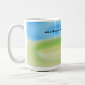 jesus stone coffee mug