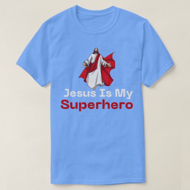 Jesus Superhero T-Shirt (Design Front)
