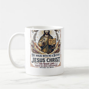 Jesus Surfing T-Shirt Inspirational Faith Coffee Mug