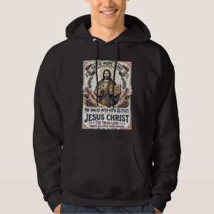 Jesus Surfing T-Shirt Inspirational Faith Hoodie
