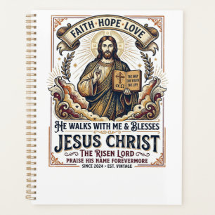Jesus Surfing T-Shirt Inspirational Faith Planner