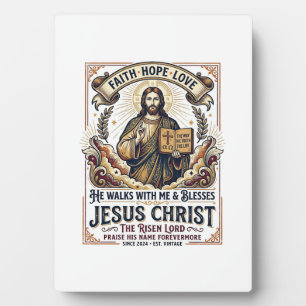 Jesus Surfing T-Shirt Inspirational Faith Plaque