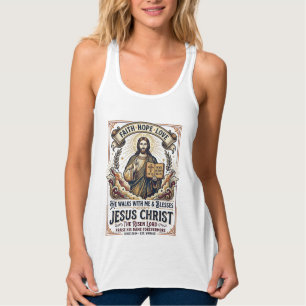 Jesus Surfing T-Shirt Inspirational Faith Singlet