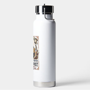 Jesus Surfing T-Shirt Inspirational Faith Water Bottle
