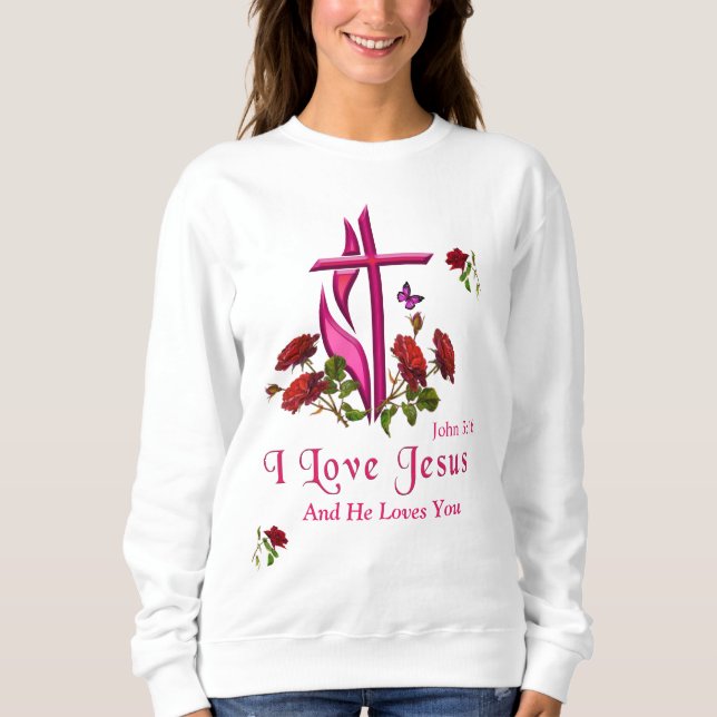 Jesus  sweatshirt (Front)