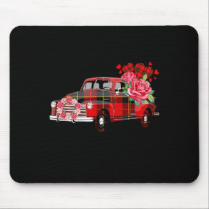 Jesus Take The Wheel Red Truck Christmas God Belie Mouse Pad