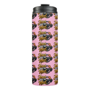 Jesus take the wheel thermal tumbler