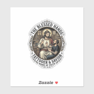 Jesus Tattoo Artist Studio T-Shirt Inspirational F