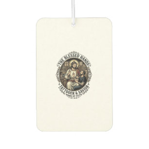 Jesus Tattoo Artist Studio T-Shirt Inspirational F Car Air Freshener
