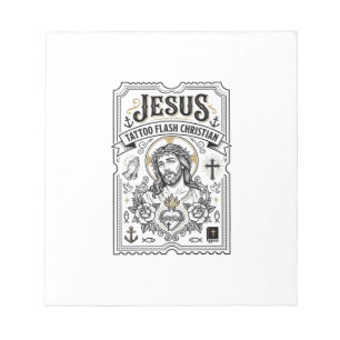 Jesus Tattoo Flash Christian Jesus Tattoo Flash Ch Notepad
