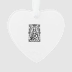 Jesus Tea Lover Graphic Tee Christian Ornament