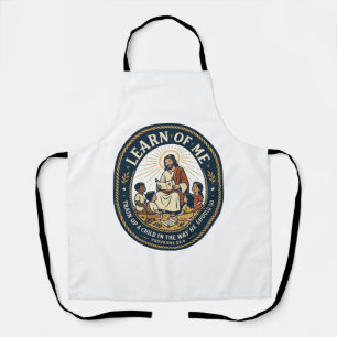 Jesus Teacher Assistant School Support Staff T-Shi Apron