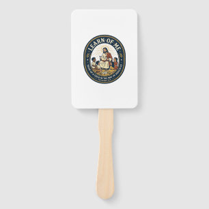 Jesus Teacher Assistant School Support Staff T-Shi Hand Fan