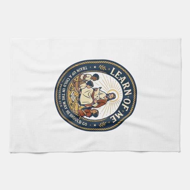 Jesus Teacher Assistant School Support Staff T-Shi Tea Towel (Horizontal)