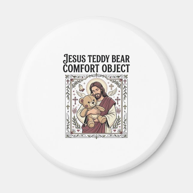 Jesus Teddy Bear Comfort Object Jesus Teddy Bear C Magnet (Front)