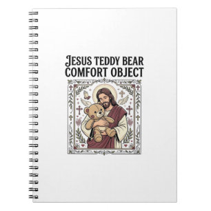 Jesus Teddy Bear Comfort Object Jesus Teddy Bear C Notebook