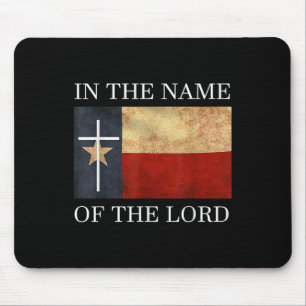 Jesus Texas Christian Mouse Pad