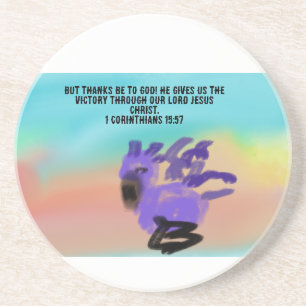 jesus thank you coaster
