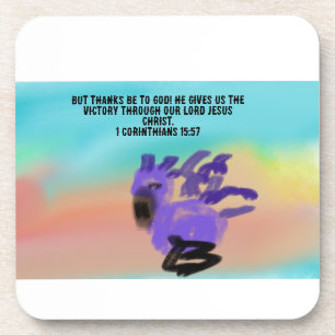 jesus thank you coaster