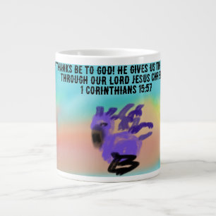 jesus thank you large coffee mug