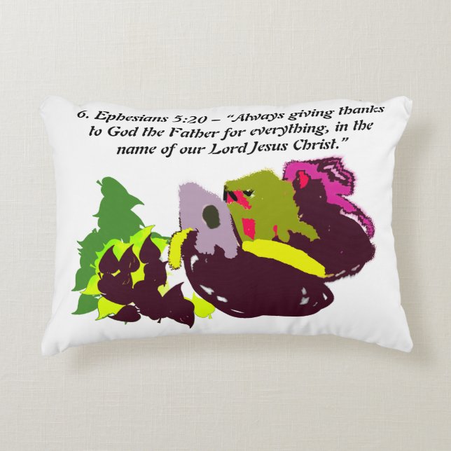 Jesus thanks  decorative cushion (Front)