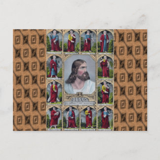 Jesus & The 12 Apostles Postcard