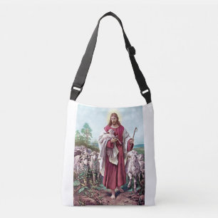 Jesus, The Good Shepherd Crossbody Bag