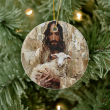 Jesus the Good Shepherd Holding the Lamb